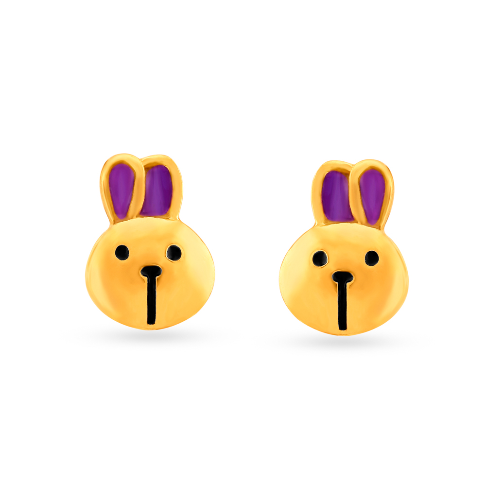 Dainty Bunny Gold Stud Earrings For Kids
Dainty Bunny Gold Stud Earrings For Kids