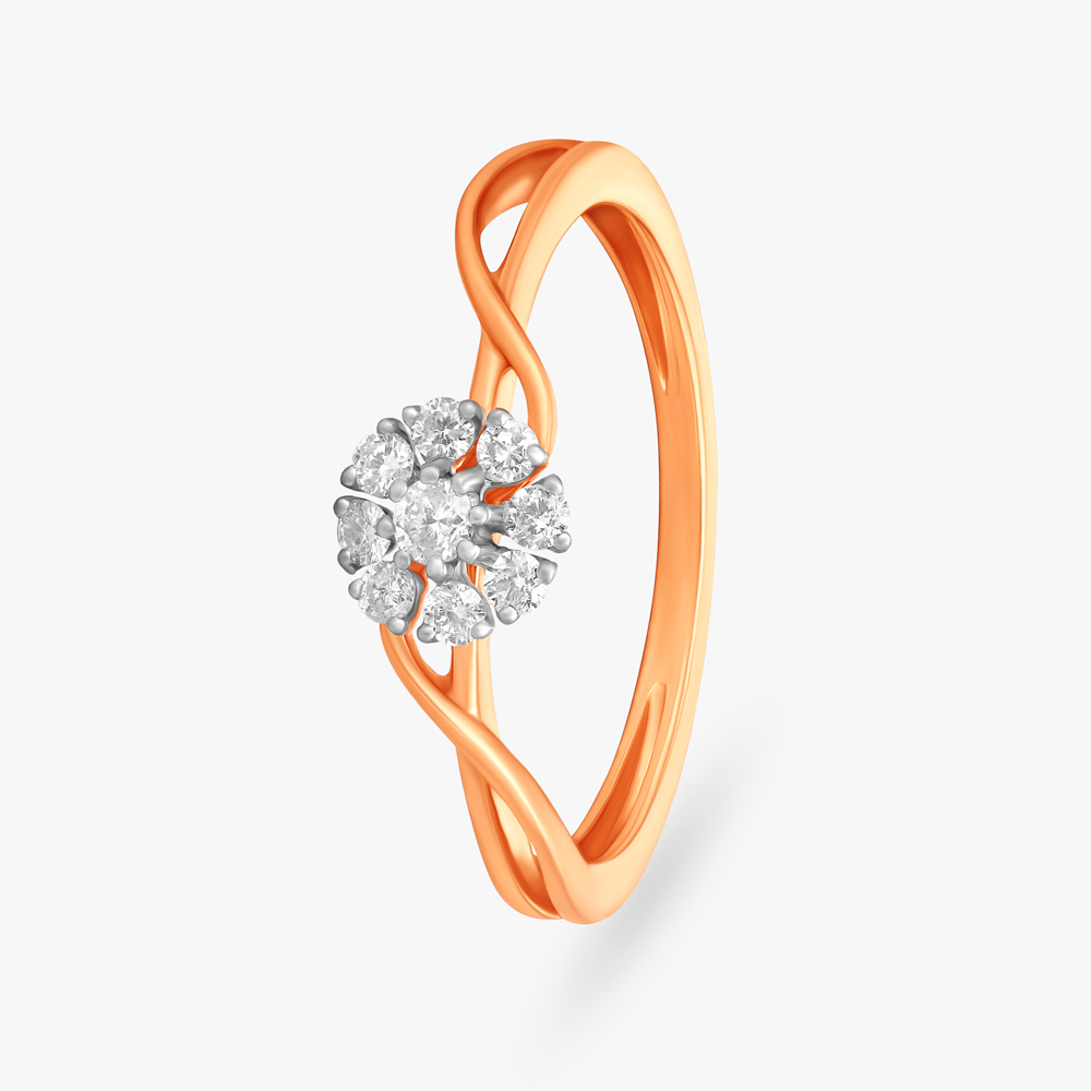 Dainty Flower Diamond Ring
Dainty Flower Diamond Ring