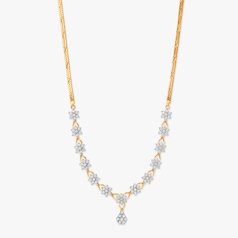 Blooming Beauty Diamond Necklace Set
Blooming Beauty Diamond Necklace Set