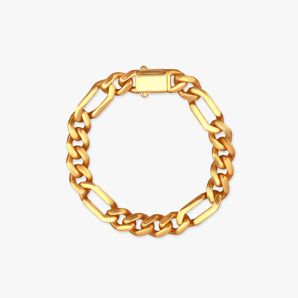 Bold Statement Gold Bracelet for Men
Bold Statement Gold Bracelet for Men