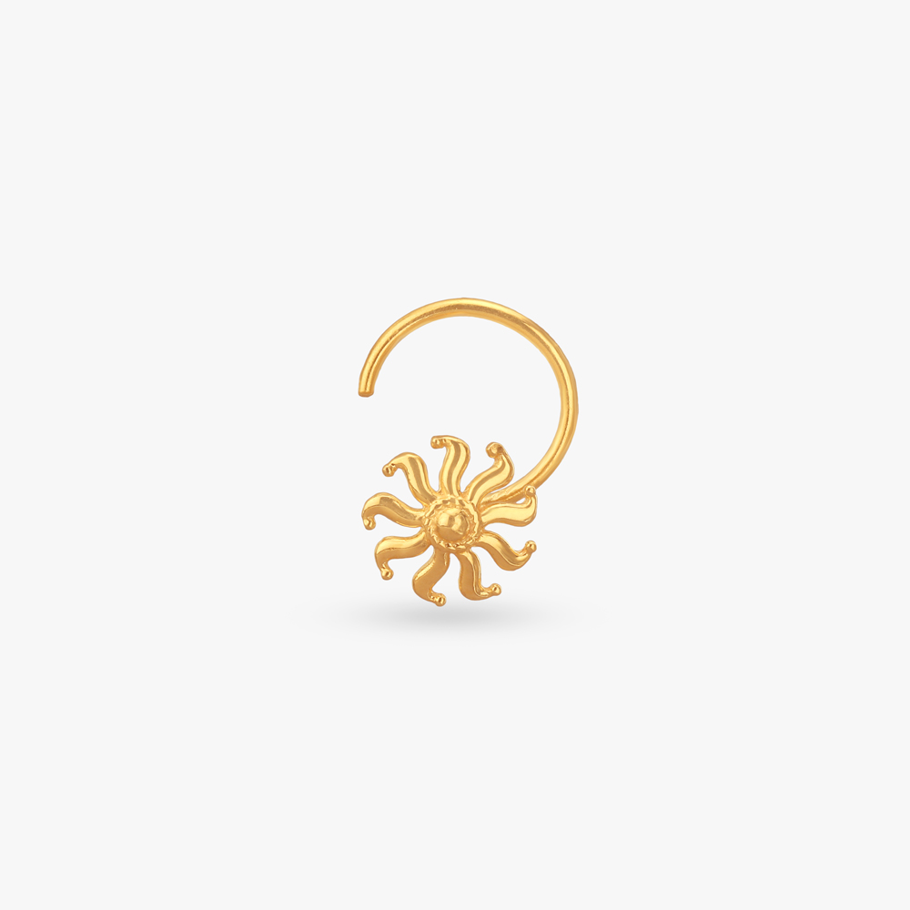 Timeless Sunshine Gold Nose Pin
Timeless Sunshine Gold Nose Pin