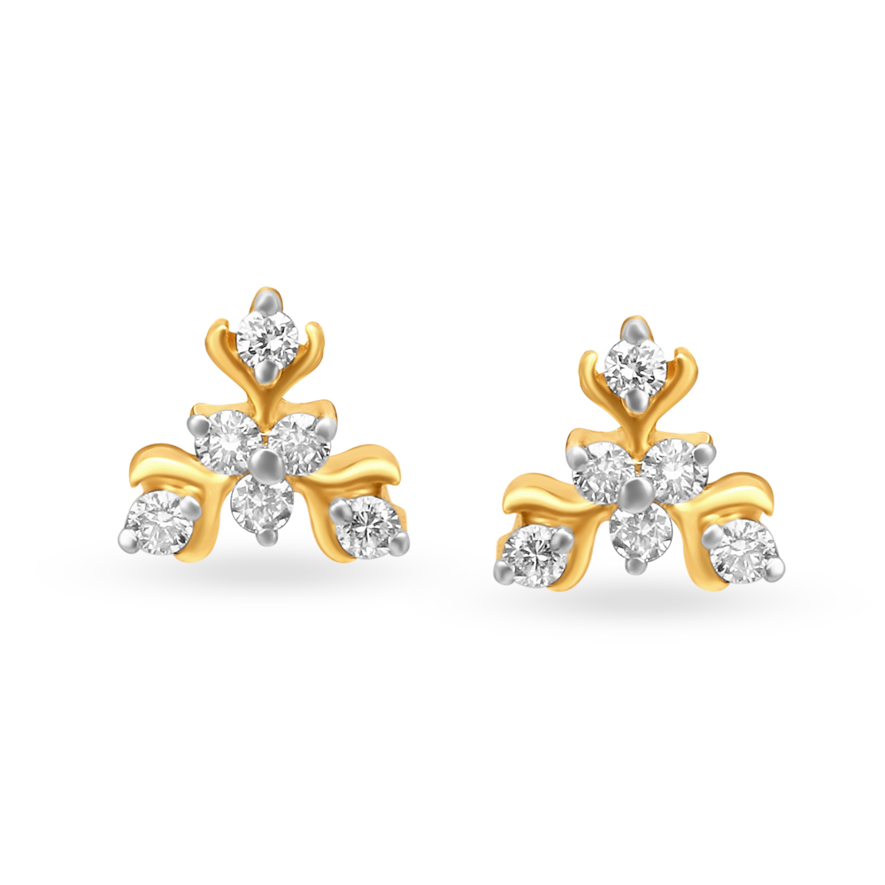 Delicate Triangular Diamond Stud Earrings
Delicate Triangular Diamond Stud Earrings