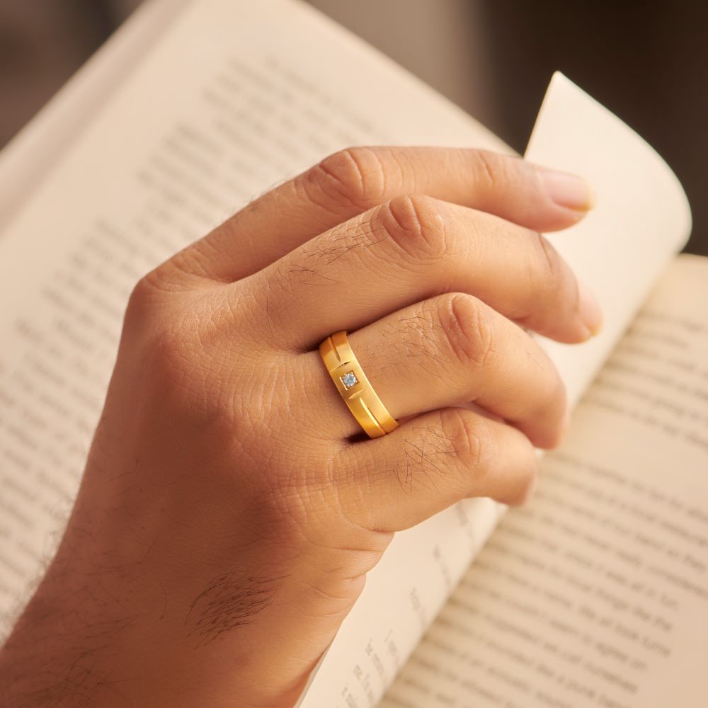 Bold Diamond Finger Ring for Men
Bold Diamond Finger Ring for Men