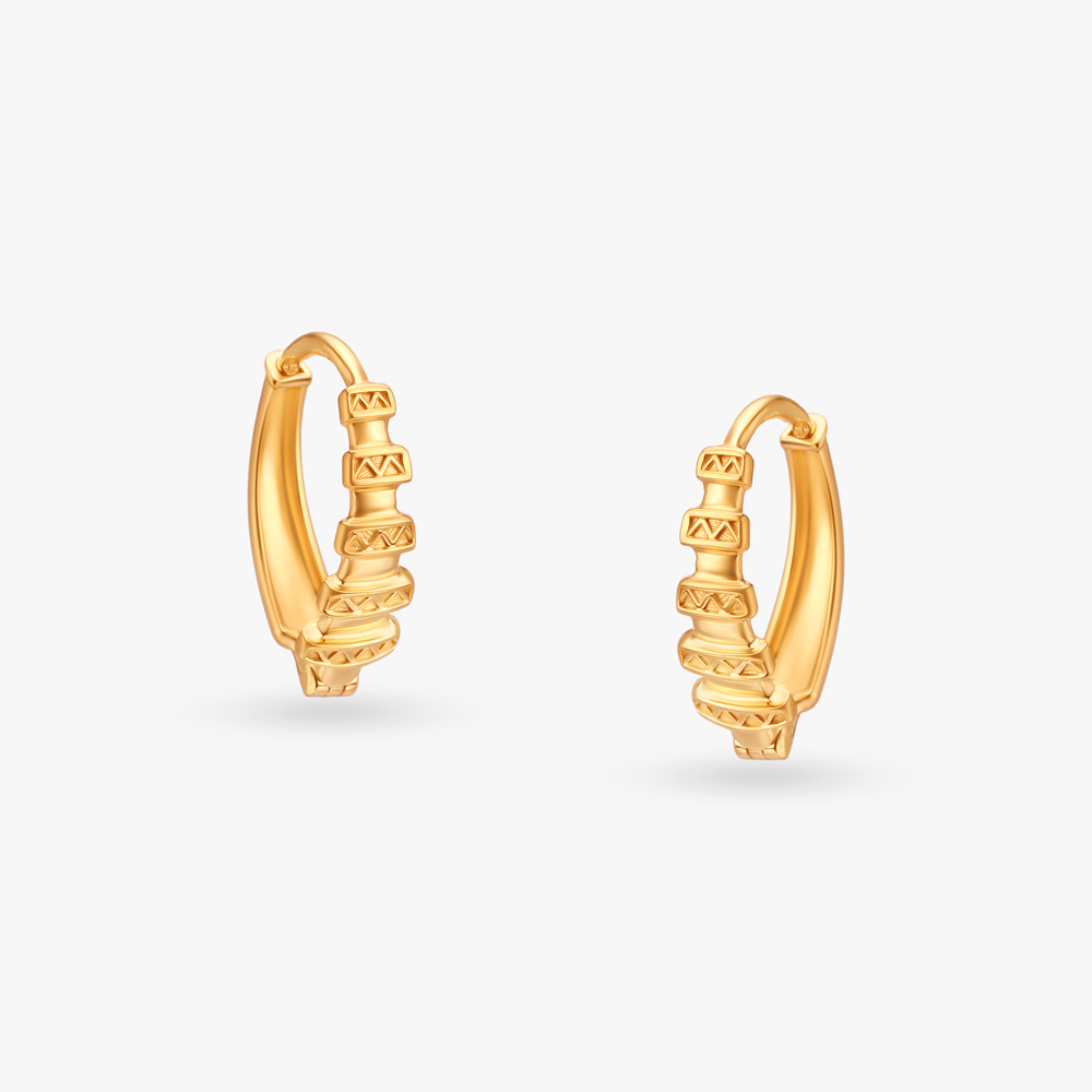 Geometric Gold Hoop Earrings
Geometric Gold Hoop Earrings