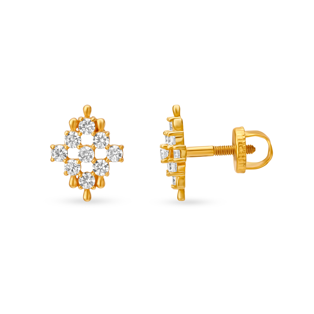 Stylish Gold Stud Earrings for Kids
Stylish Gold Stud Earrings for Kids