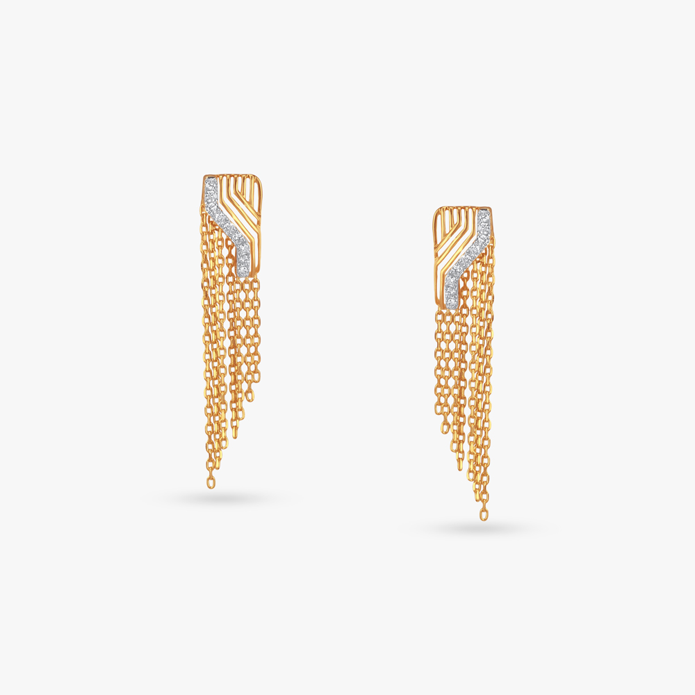 Art Flow Diamond Drop Earrings
Art Flow Diamond Drop Earrings