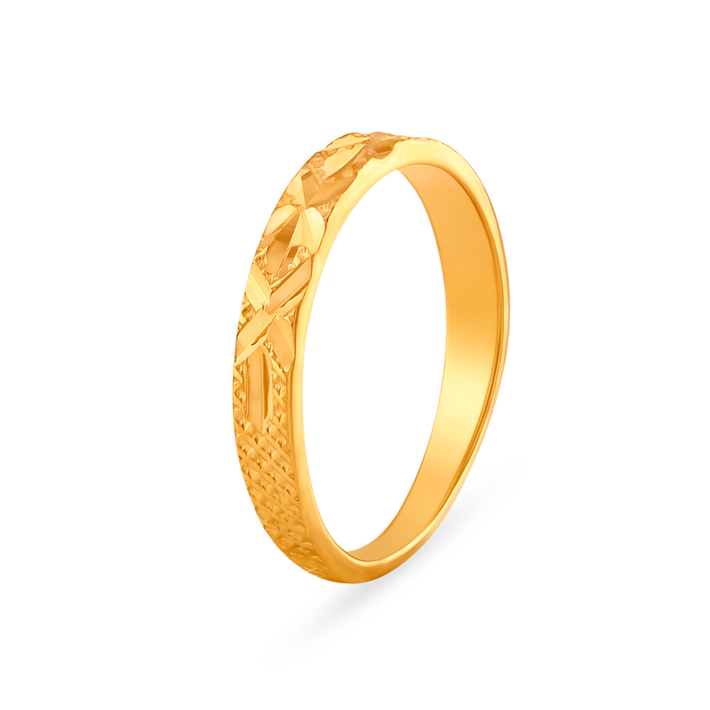 

Brilliant Lattice 22 Karat Gold Ring