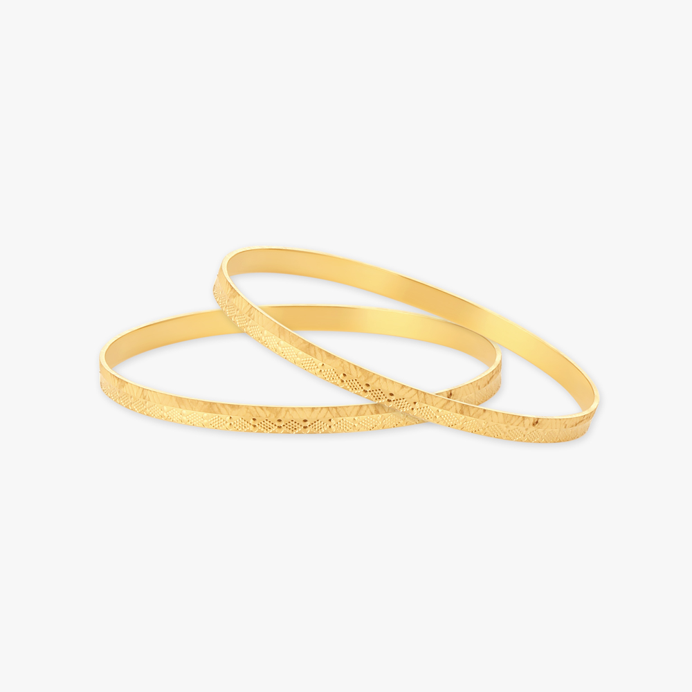 Etched Elegance Bangles