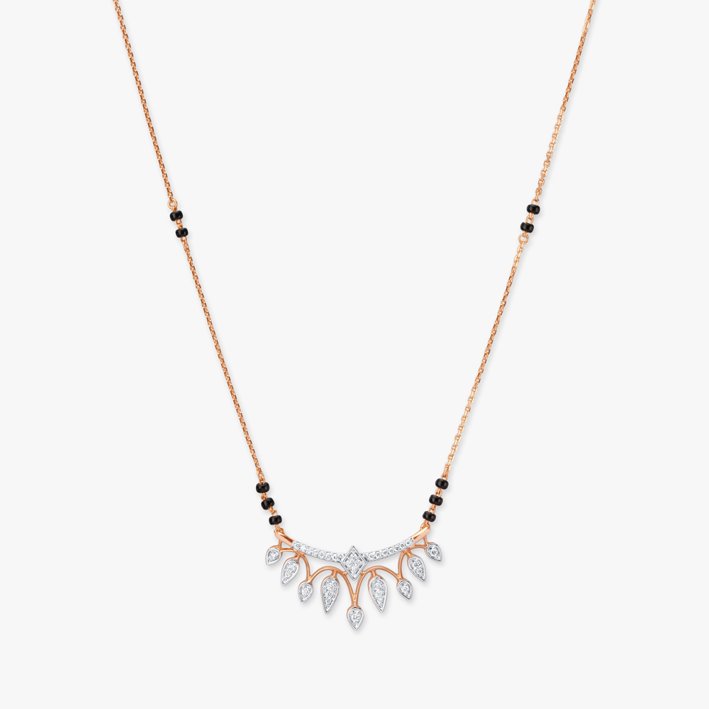 

Sophisticated Sparkle Diamond Mangalsutra