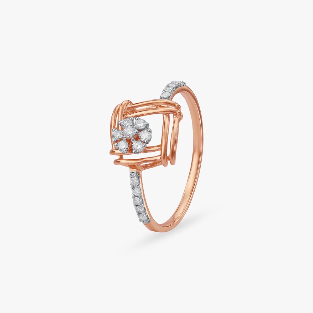 Knot Garden Diamond Ring