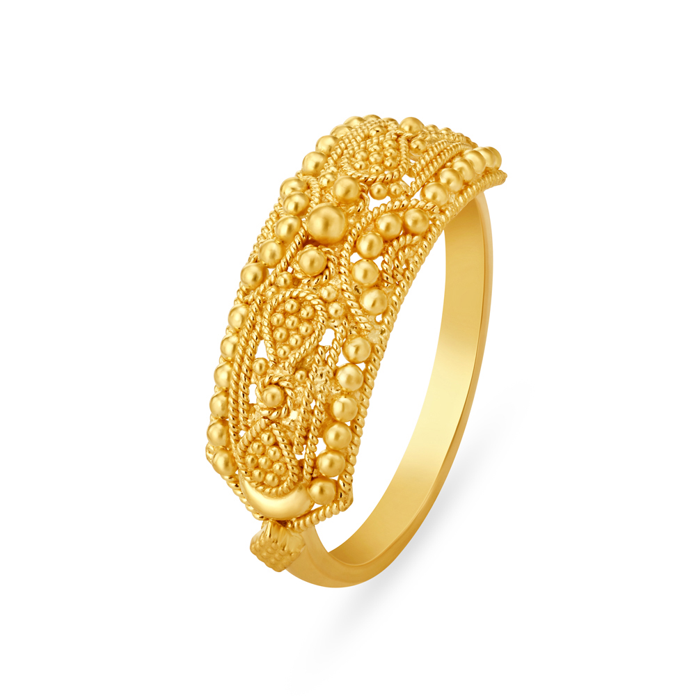 Ornate Antique Gold Finger Ring