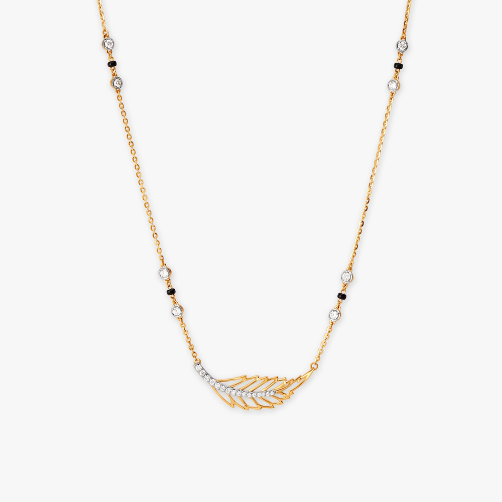 Botanical Elegance Diamond Mangalsutra