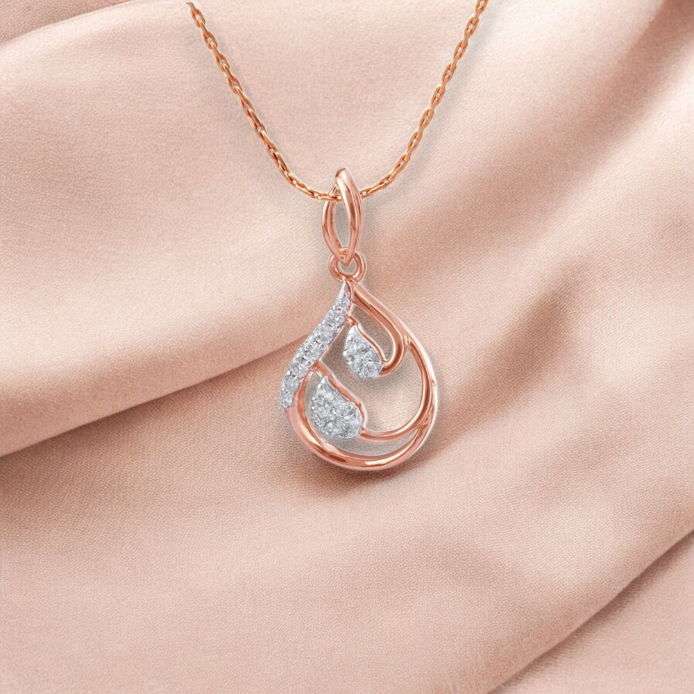

Dewdrop Sparkle Diamond Pendant