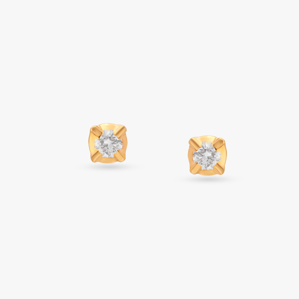 Timeless Diamond Stud Earrings