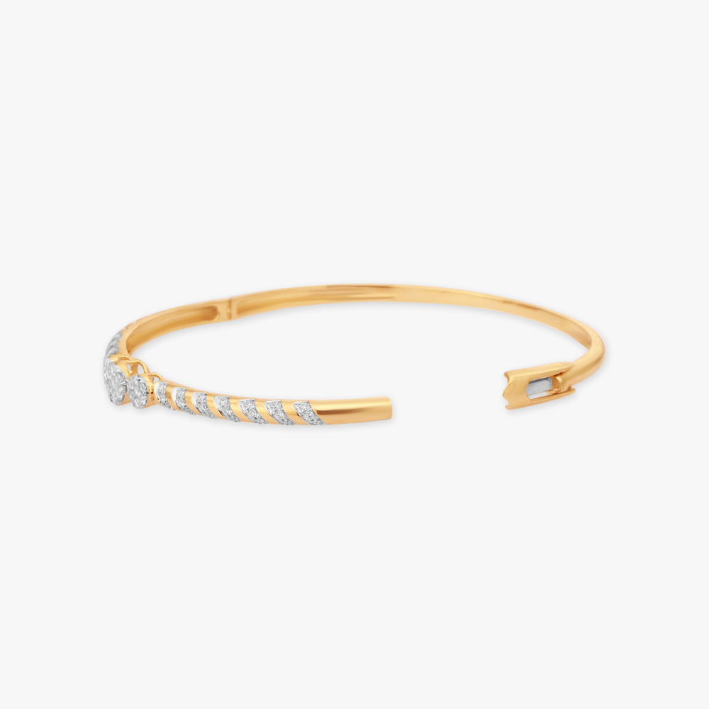 

Radiant Diamond Bangle