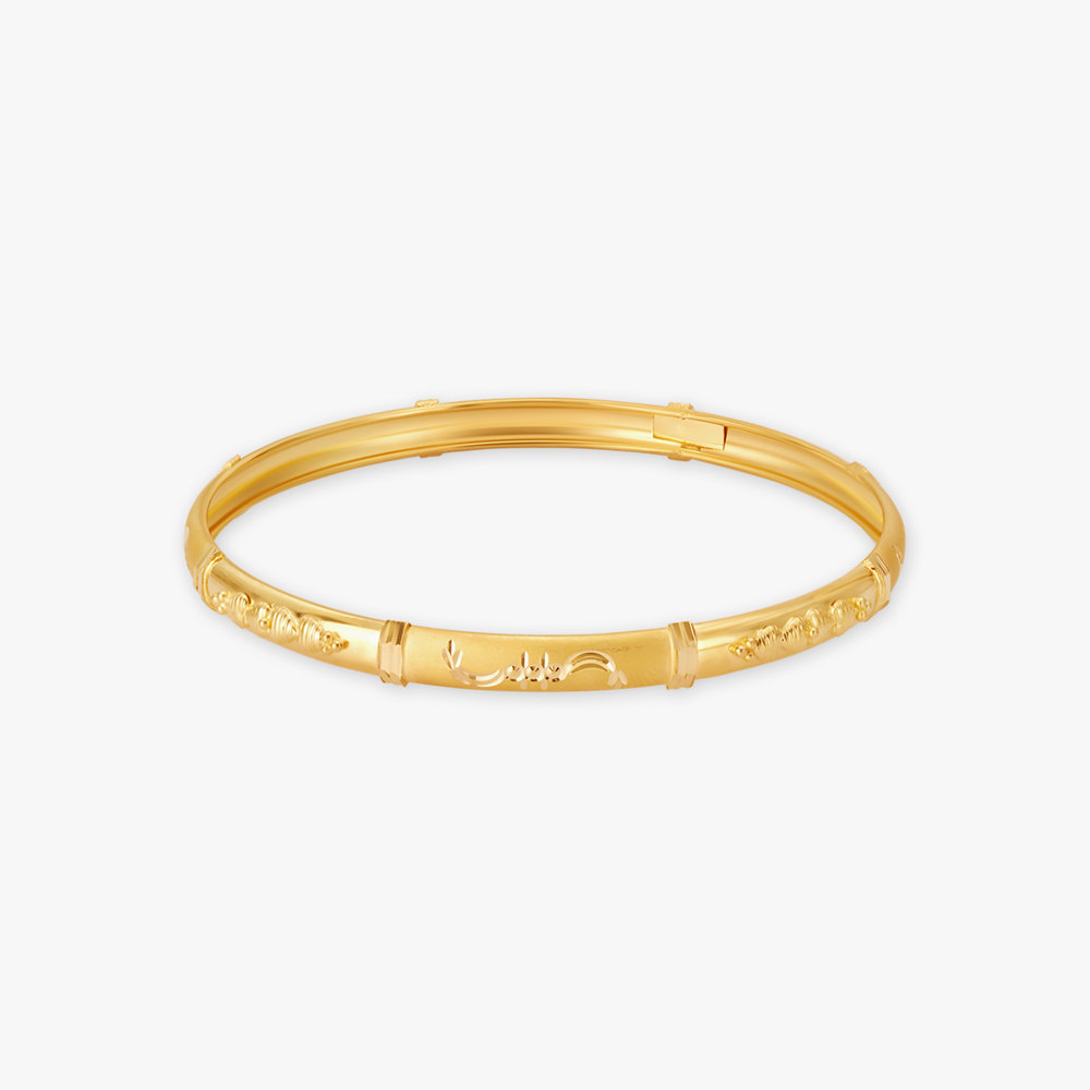 

Engraved Gold Bangles