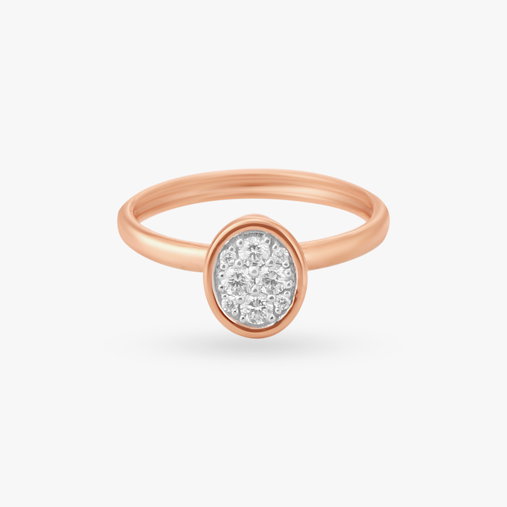 

Modern Minimalist Diamond Finger Ring