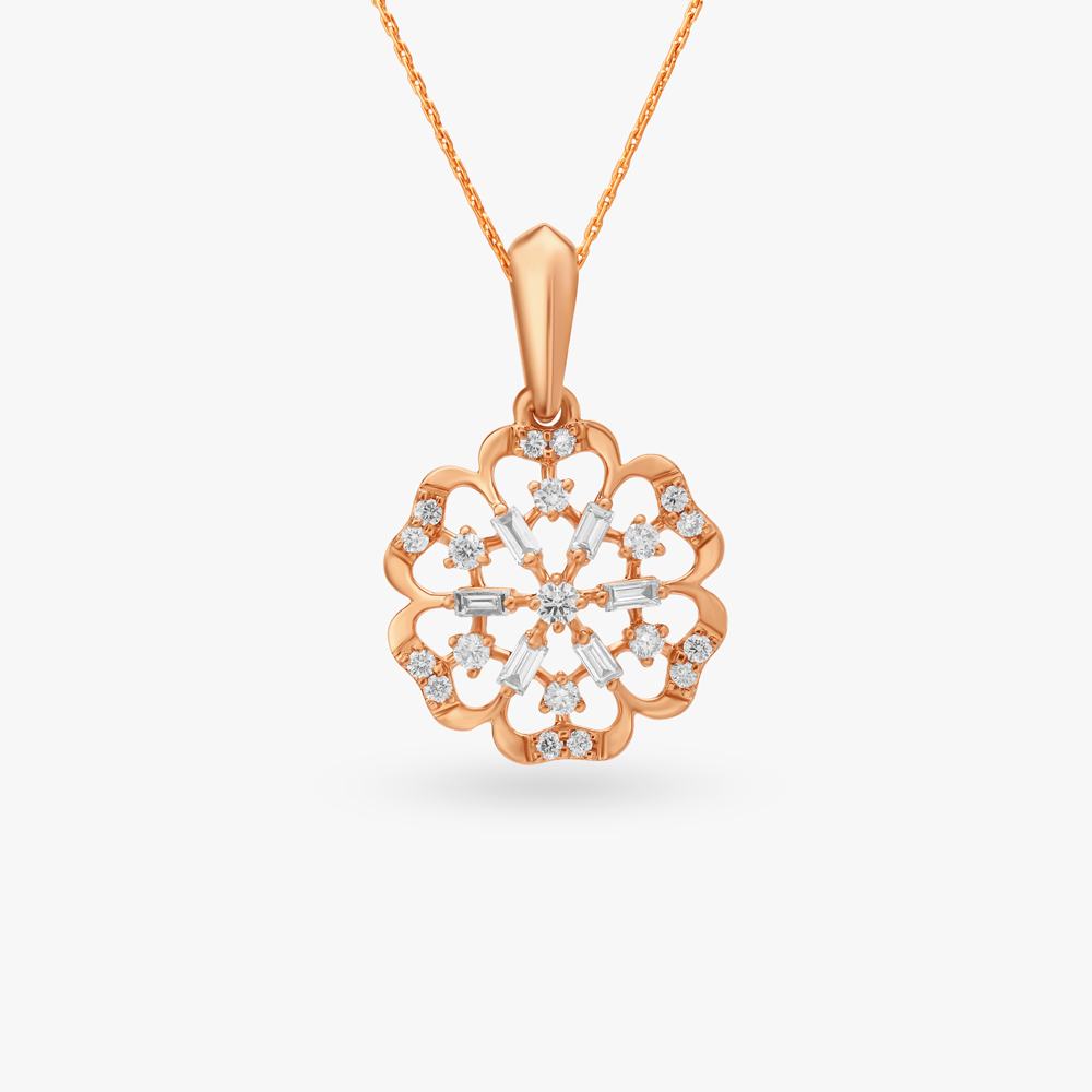 Contemporary Sophistication Diamond Pendant