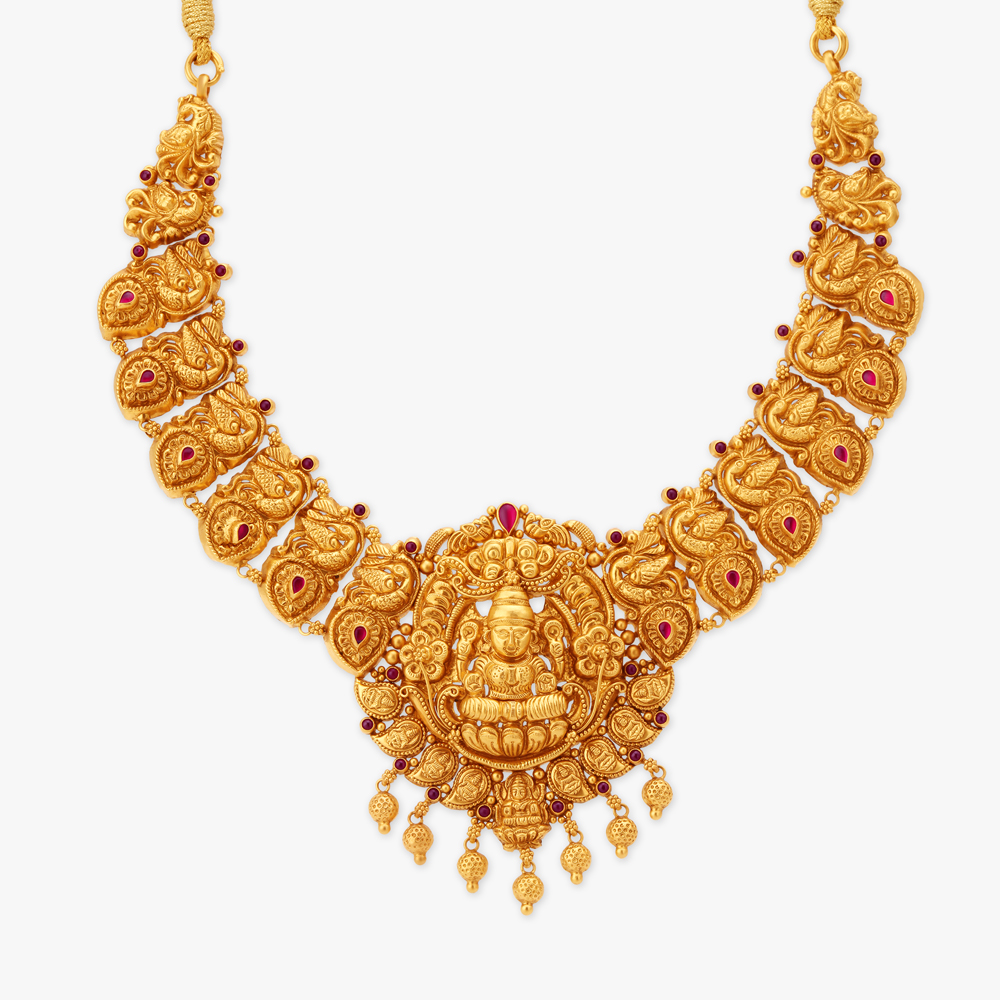 

Laxmi Motif Gold Necklace