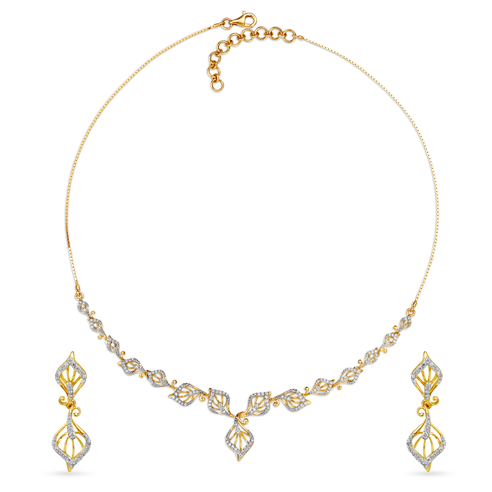 

Enchanting Diamond Necklace Set