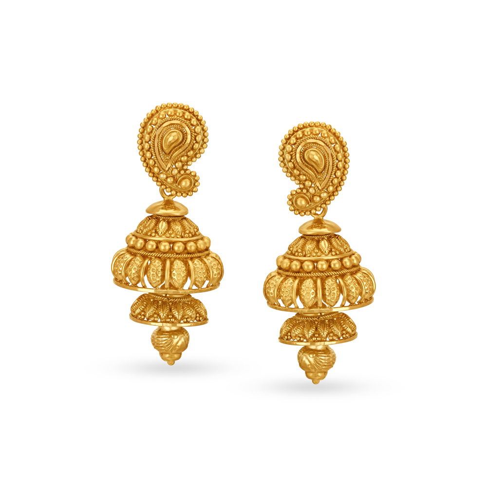 

Opulent Antique Drop Earrings