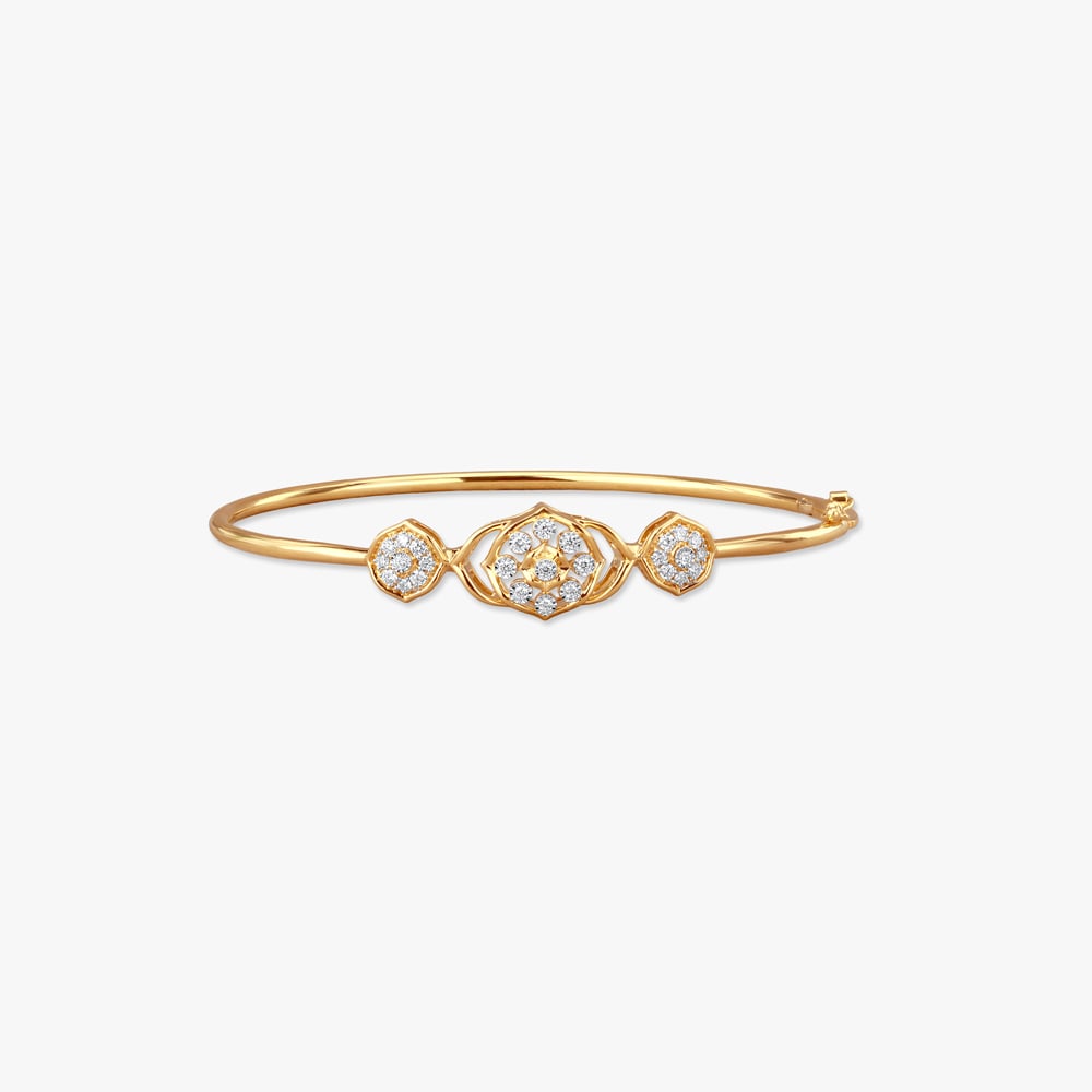 Bloom Trio Diamond Bangle