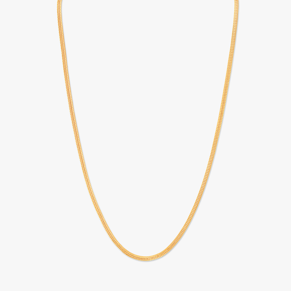 Weave Perfection Gold Chain
