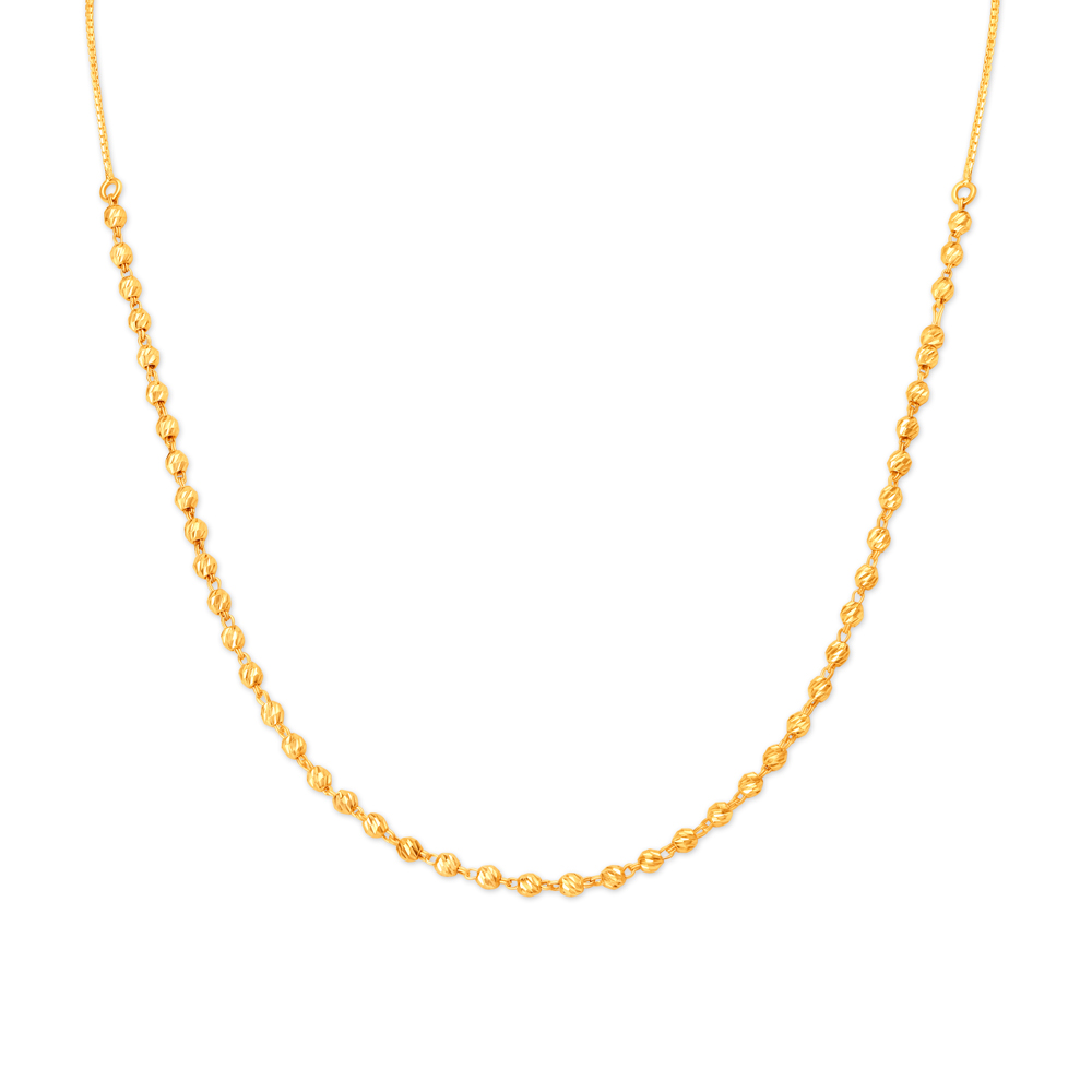 Traditional Bead Gold Chain