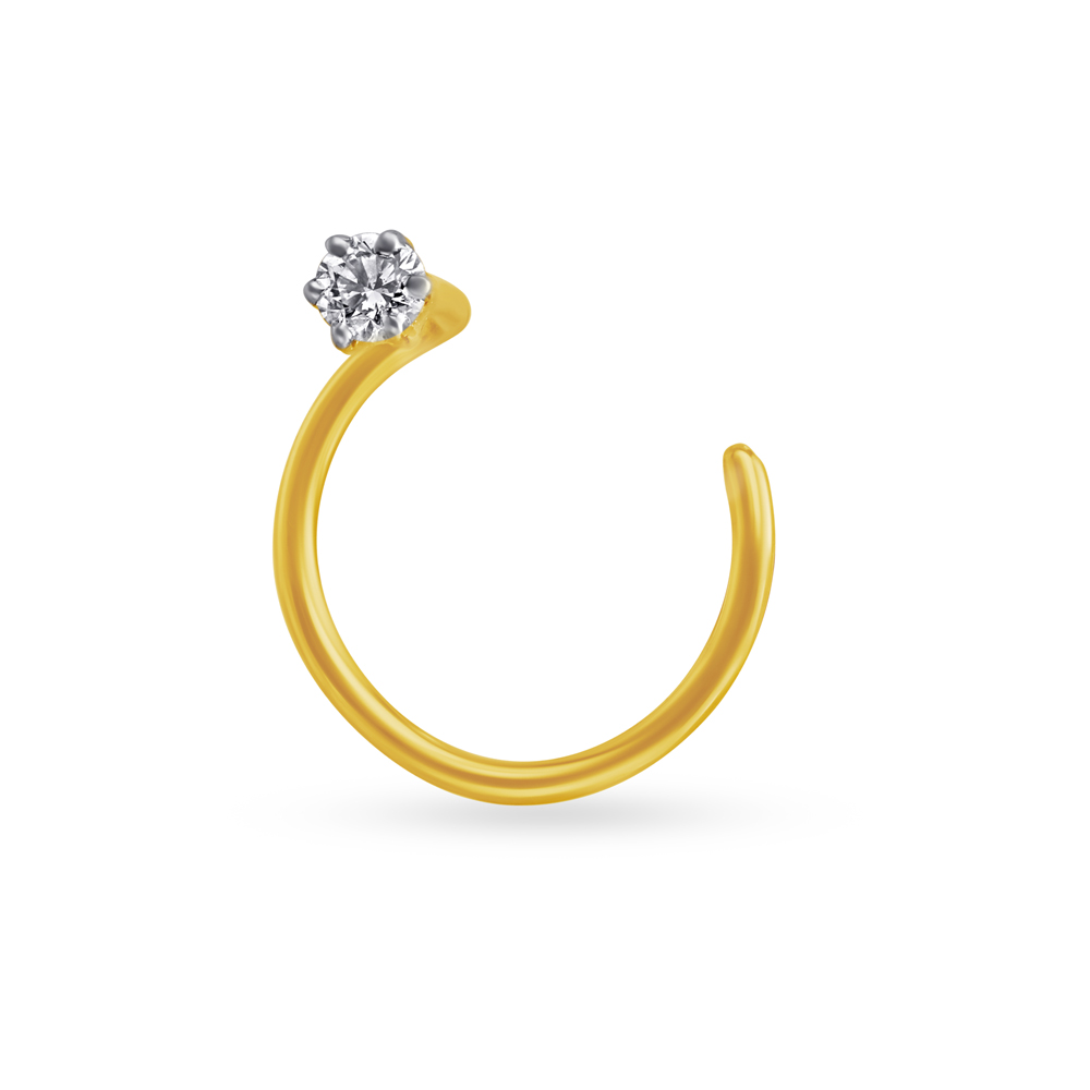 

Dainty Diamond Nose Pin