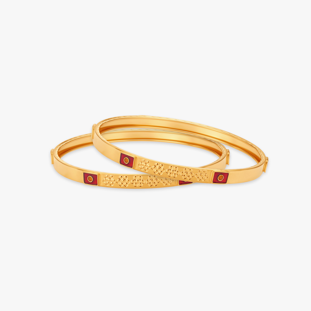 

Golden Grace Bangles