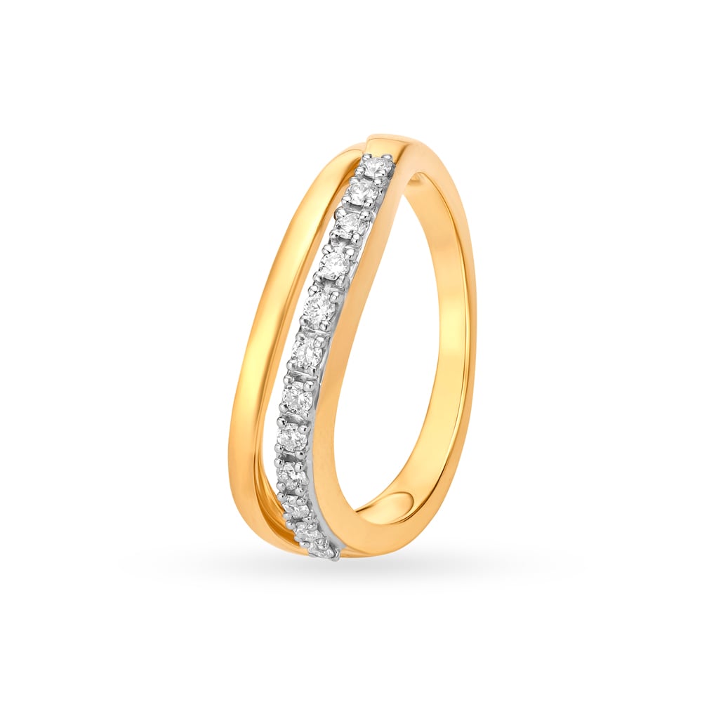 

Memento 18 Karat Gold and Diamond Finger Ring