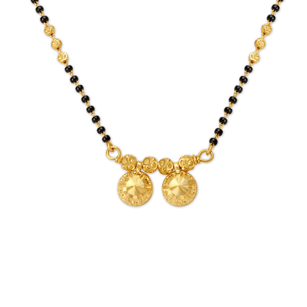 Traditional Carved Vati Mangalsutra