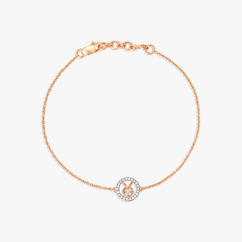 Tenacious Taurus Diamond Bracelet