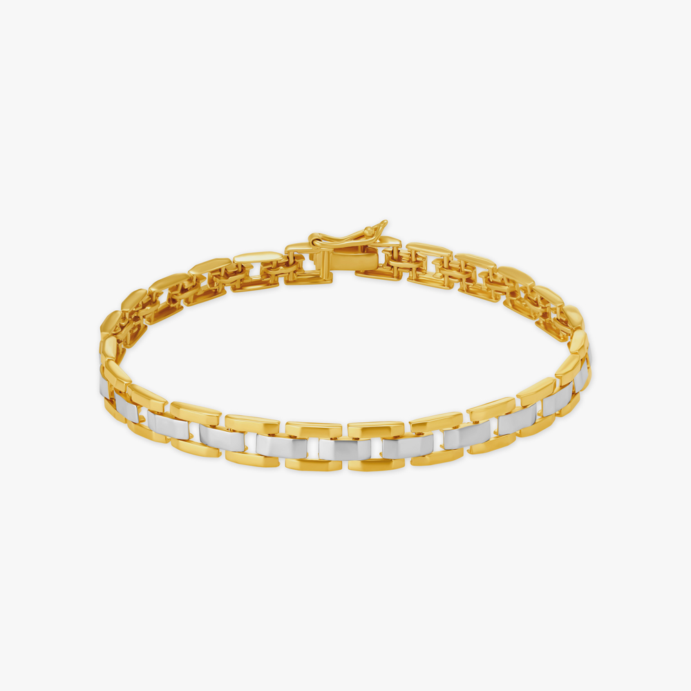 

Classy Link Gold Bracelet For Men