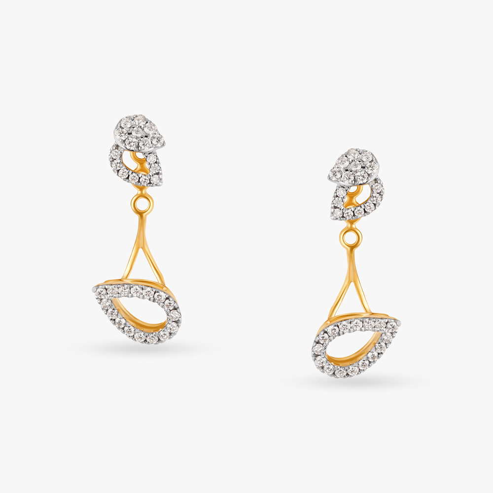 Effortless Charm Diamond Stud Earrings