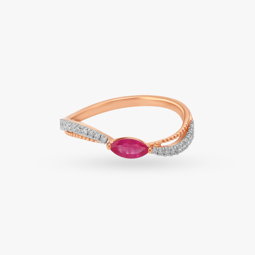 

Charming Pink Diamond Ring