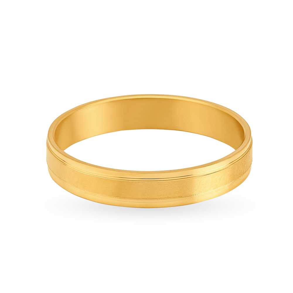 

Slender 22 Karat Yellow Gold Finger Ring