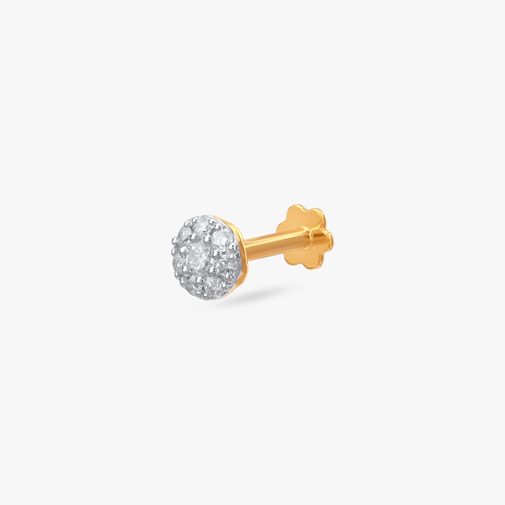 Classic Cluster Diamond Nose Pin