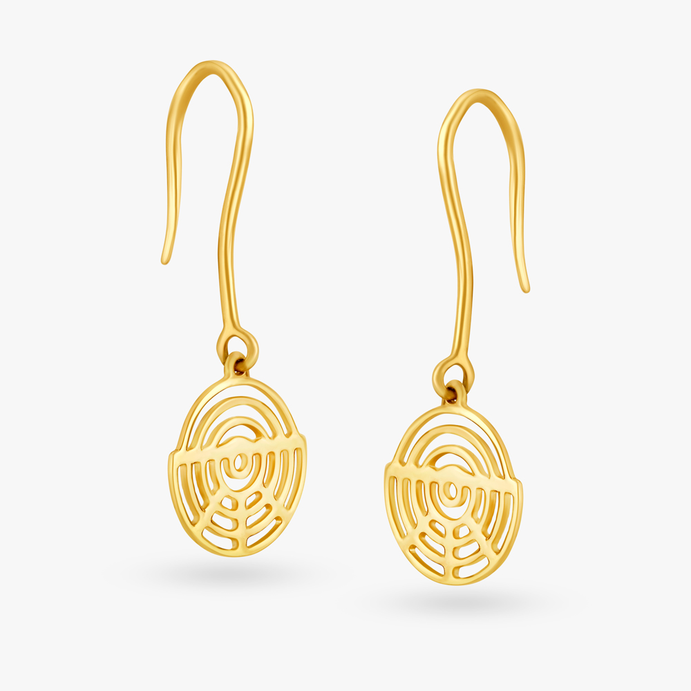 Elegant Web Hoop Earrings for Kids