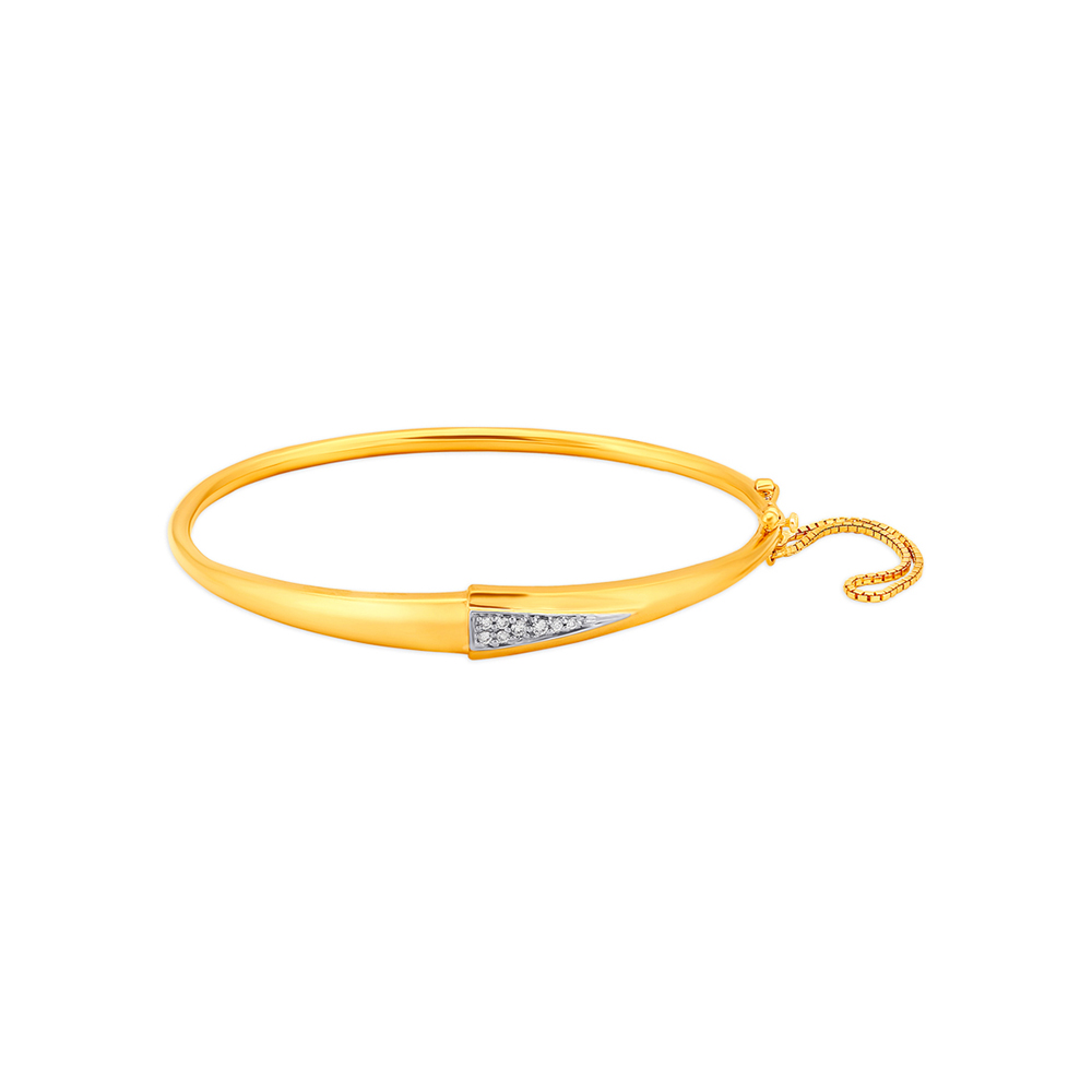 Contemporary Diamond Bangle