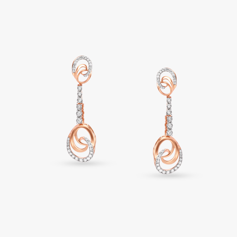 Sparkle Spectrum Diamond Drop Earrings