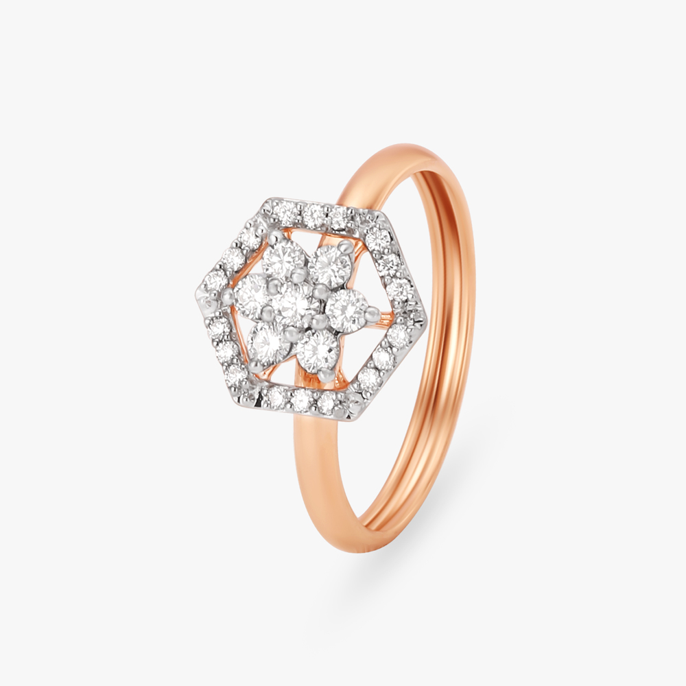 Serene Diamond Finger Ring