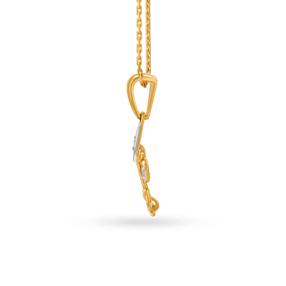 

Artistic Diamond Pendant