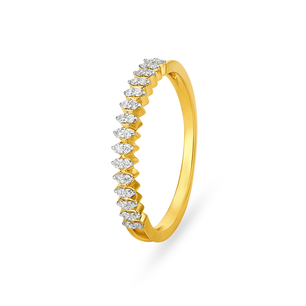 Horizon Diamond Finger Ring