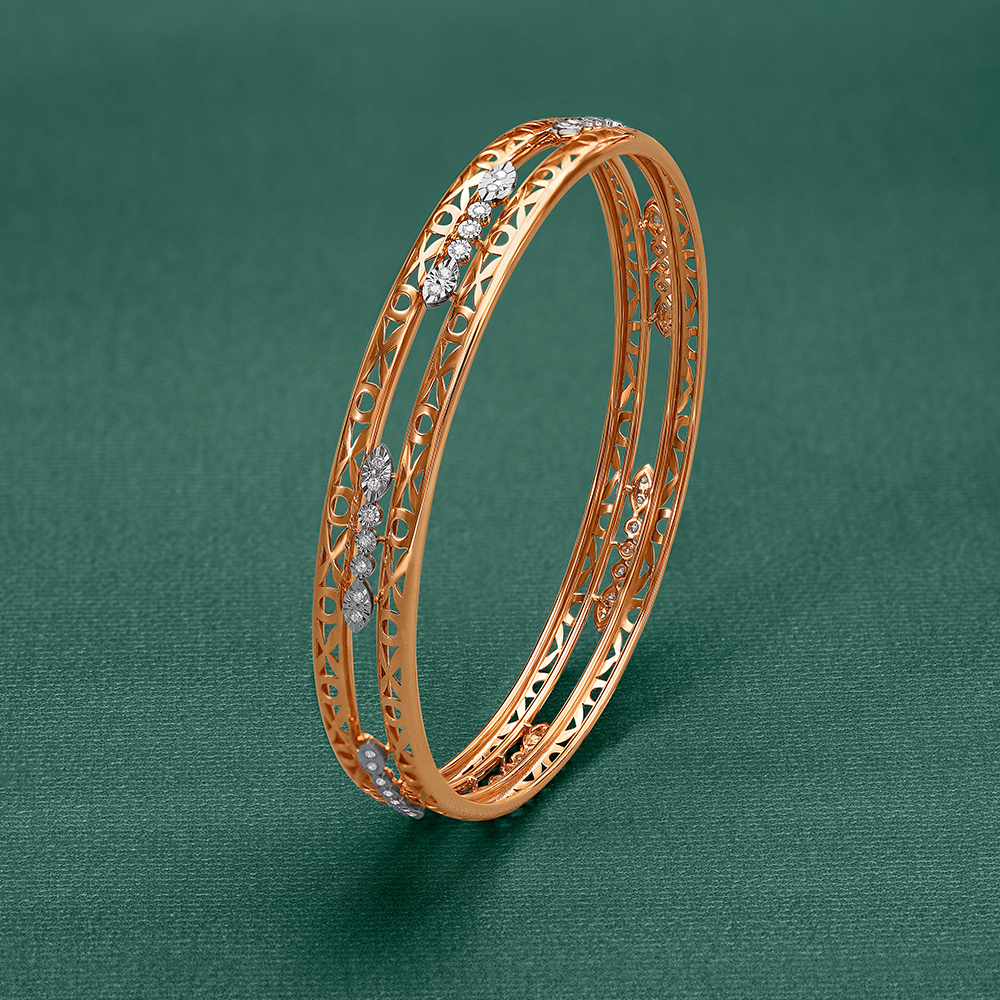 Opulent Dazzle Diamond Bangle