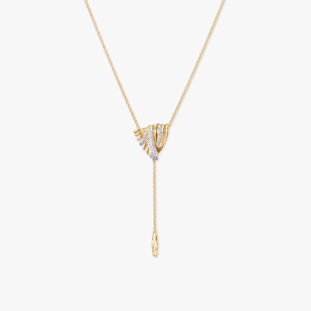 Shimmering Vibe Diamond Necklace
