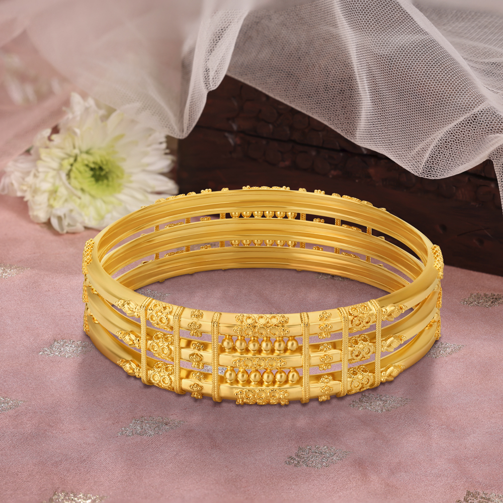 Multi-Strand Gold Bangle