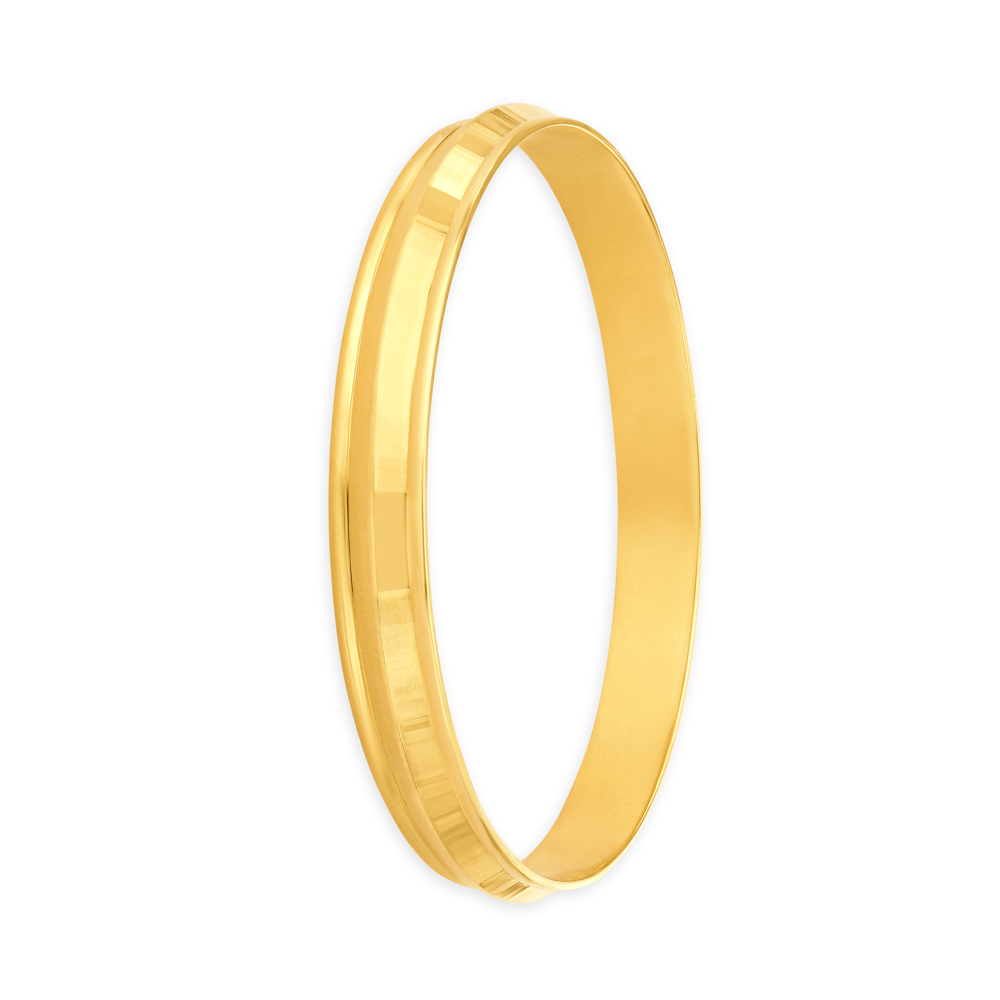 

Gleaming Grace Gold Kada for Men