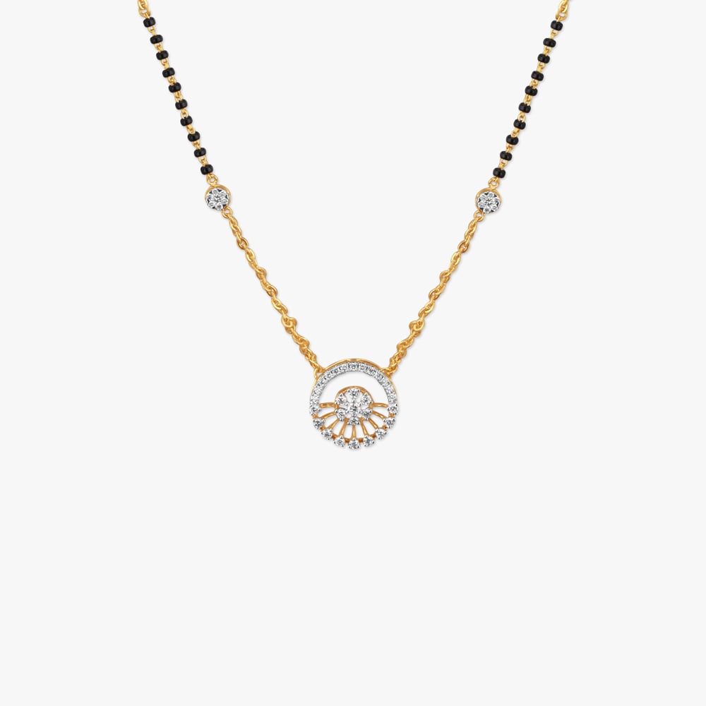 

Graceful Circles Diamond Mangalsutra