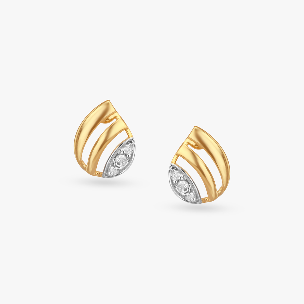 Mini Twinkles Diamond Stud Earrings For Kids